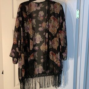 Forever 21 Floral Kimono